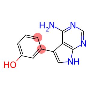 3-(4-amino-7H-pyrrolo[2,3-d]pyrimidin-5-yl)phenol