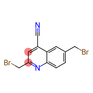 4-Quinolinecarbonitrile,  2,6-bis(bromomethyl)-