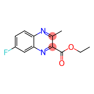 2-Quinoxalinecarboxylic acid, 7-fluoro-3-methyl-, ethyl ester