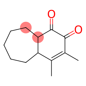 1H-Benzocycloheptene-1,2(4aH)-dione, 5,6,7,8,9,9a-hexahydro-3,4-dimethyl- (9CI)