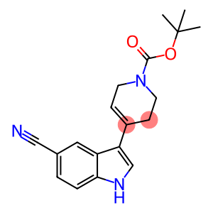 4-(5-Cyano-1H-indol-3-yl)-3,6-dihydro-2H-pyridine-1-carboxylic acid tert-butyl ester