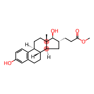 Estra-1,3,5(10)-triene-16-propanoic acid, 3,17-dihydroxy-, methyl ester, (16α,17β)- (9CI)