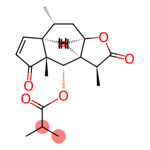 (3aR)-4,4a,7aα,8,9,9aα-Hexahydro-4α-(isobutyryloxy)-3β,4aβ,8α-trimethylazuleno[6,5-b]furan-2,5(3H,3aαH)-dione