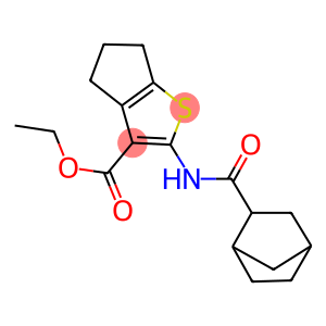 ethyl 2-[(bicyclo[2.2.1]hept-2-ylcarbonyl)amino]-5,6-dihydro-4H-cyclopenta[b]thiophene-3-carboxylate