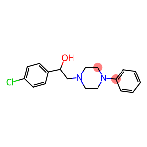 1-(4-CHLOROPHENYL)-2-(4-PHENYLPIPERAZINO)-1-ETHANOL