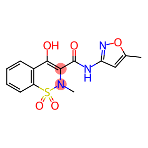 4-Hydroxy-2-methyl-N-(5-methyl-3-isoxazolyl)-2H-1,2-benzothiazine-3-carboxamide-1,1-dioxide