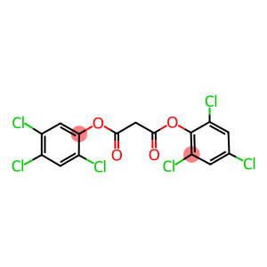 1-(2,4,5-trichlorophenyl) 3-(2,4,6-trichlorophenyl) malonate