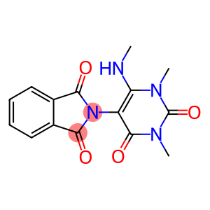 1H-Isoindole-1,3(2H)-dione,  2-[1,2,3,4-tetrahydro-1,3-dimethyl-6-(methylamino)-2,4-dioxo-5-pyrimidinyl]-