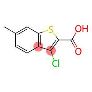 3-CHLORO-6-METHYLBENZO(B)THIOPHENE-2-CA&