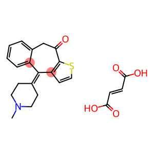 4-(1-methylpiperidin-4-ylidene)-4,9-dihydro-10H-benzo[4,5]cyclohepta[1,2-b]thiophen-10-one (2E)-but-2-enedioate