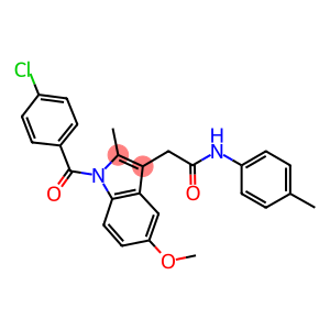 2-[1-(4-chlorobenzoyl)-5-methoxy-2-methyl-1H-indol-3-yl]-N-(4-methylphenyl)acetamide