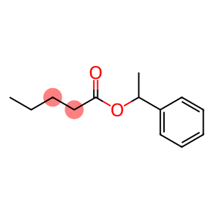 Pentanoic acid 1-phenylethyl ester