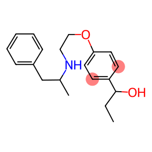 α-Ethyl-4-[2-[(1-methyl-2-phenylethyl)amino]ethoxy]benzenemethanol