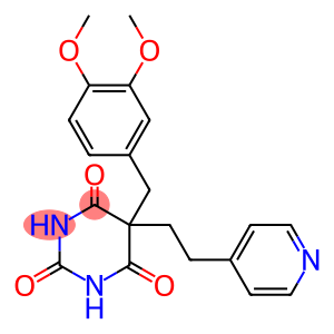 5-(3,4-dimethoxybenzyl)-5-[2-(4-pyridinyl)ethyl]-2,4,6(1H,3H,5H)-pyrimidinetrione