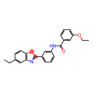 3-ethoxy-N-[3-(5-ethyl-1,3-benzoxazol-2-yl)phenyl]benzamide