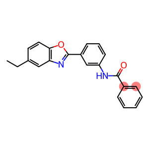 N-[3-(5-ethyl-1,3-benzoxazol-2-yl)phenyl]benzamide