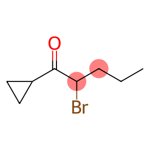 1-Pentanone, 2-bromo-1-cyclopropyl- (9CI)