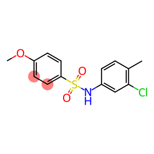 N-(3-氯-4-甲基苯)-4-甲氧基苯磺酰胺