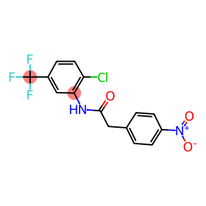 N-[2-chloro-5-(trifluoromethyl)phenyl]-2-{4-nitrophenyl}acetamide