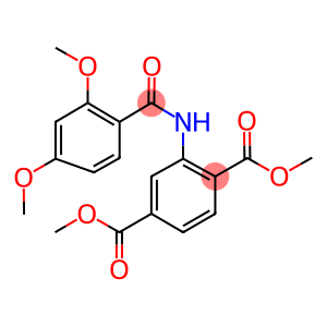 dimethyl 2-[(2,4-dimethoxybenzoyl)amino]terephthalate