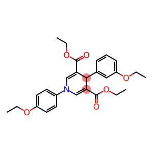 diethyl 4-(3-ethoxyphenyl)-1-(4-ethoxyphenyl)-1,4-dihydro-3,5-pyridinedicarboxylate