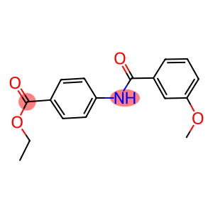 ethyl 4-[(3-methoxybenzoyl)amino]benzoate