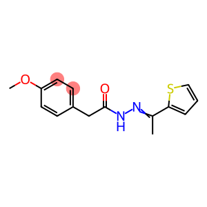 2-(4-methoxyphenyl)-N'-[1-(2-thienyl)ethylidene]acetohydrazide