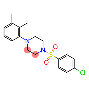 1-[(4-chlorophenyl)sulfonyl]-4-(2,3-dimethylphenyl)piperazine