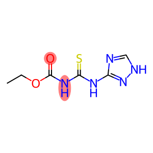 Carbamic acid, [thioxo(1H-1,2,4-triazol-3-ylamino)methyl]-, ethyl ester (9CI)