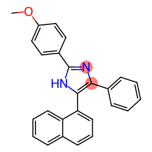 2-(4-methoxyphenyl)-4-(1-naphthyl)-5-phenyl-1H-imidazole