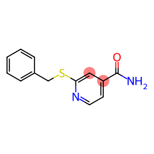 2-[(PHENYLMETHYL)THIO]-PYRIDINE-4-CARBOXAMIDE