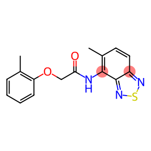 N-(5-methyl-2,1,3-benzothiadiazol-4-yl)-2-(2-methylphenoxy)acetamide