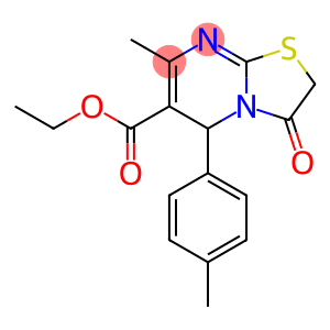 ethyl 7-methyl-5-(4-methylphenyl)-3-oxo-2,3-dihydro-5H-[1,3]thiazolo[3,2-a]pyrimidine-6-carboxylate