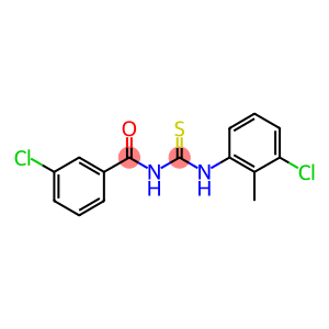 N-(3-chlorobenzoyl)-N'-(3-chloro-2-methylphenyl)thiourea