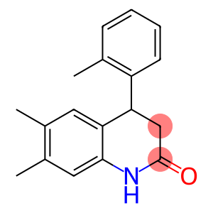 6,7-dimethyl-4-(2-methylphenyl)-3,4-dihydro-2(1H)-quinolinone