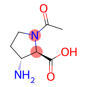 D-Proline, 1-acetyl-3-amino-, (3R)-rel- (9CI)