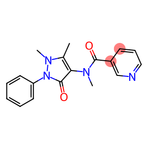 N-(2,3-dihydro-1,5-dimethyl-3-oxo-2-phenyl-1H-pyrazol-4-yl)-N-methylnicotinamide