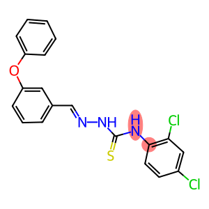 3-phenoxybenzaldehyde N-(2,4-dichlorophenyl)thiosemicarbazone