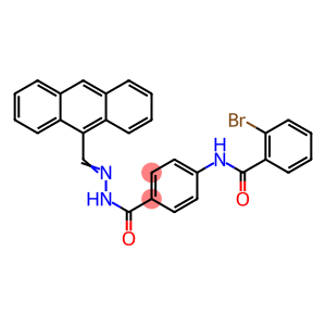 N-(4-{[2-(9-anthrylmethylene)hydrazino]carbonyl}phenyl)-2-bromobenzamide