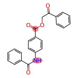 2-oxo-2-phenylethyl 4-(benzoylamino)benzoate