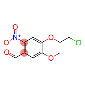 4-(2-氯乙氧基)-5-甲氧基-2-硝基苯甲醛