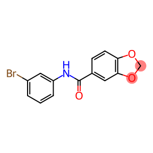 N-(3-bromophenyl)-1,3-benzodioxole-5-carboxamide