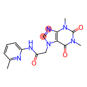 7H-Purine-7-acetamide, 1,2,3,6-tetrahydro-1,3-dimethyl-N-(6-methyl-2-pyridinyl)-2,6-dioxo-