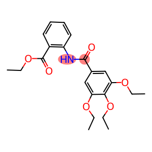 ethyl 2-[(3,4,5-triethoxybenzoyl)amino]benzoate