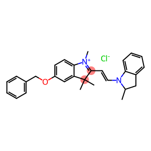 2-[2-(2,3-dihydro-2-methyl-1H-indol-1-yl)vinyl]-1,3,3-trimethyl-5-(phenylmethoxy)-3H-indolium chloride