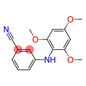 3-[(2,4,6-Trimethoxyphenyl)amino]benzonitrile