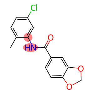 N-(5-chloro-2-methylphenyl)-1,3-benzodioxole-5-carboxamide