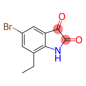 5-BroMo-7-ethylindoline-2,3-dione