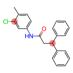 N-(3-chloro-4-methylphenyl)-3,3-diphenylpropanamide