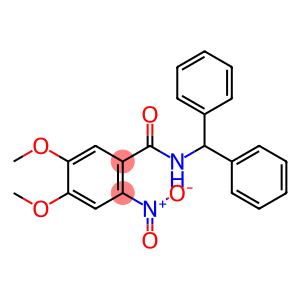 Benzamide, N-(diphenylmethyl)-4,5-dimethoxy-2-nitro-